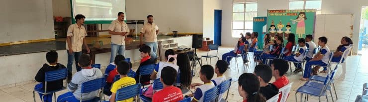 DNIT engaja estudantes na preservação da fauna.